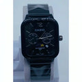 Montre Casio 50M – Couleur Argentin noir et argent 
Marque: Casio