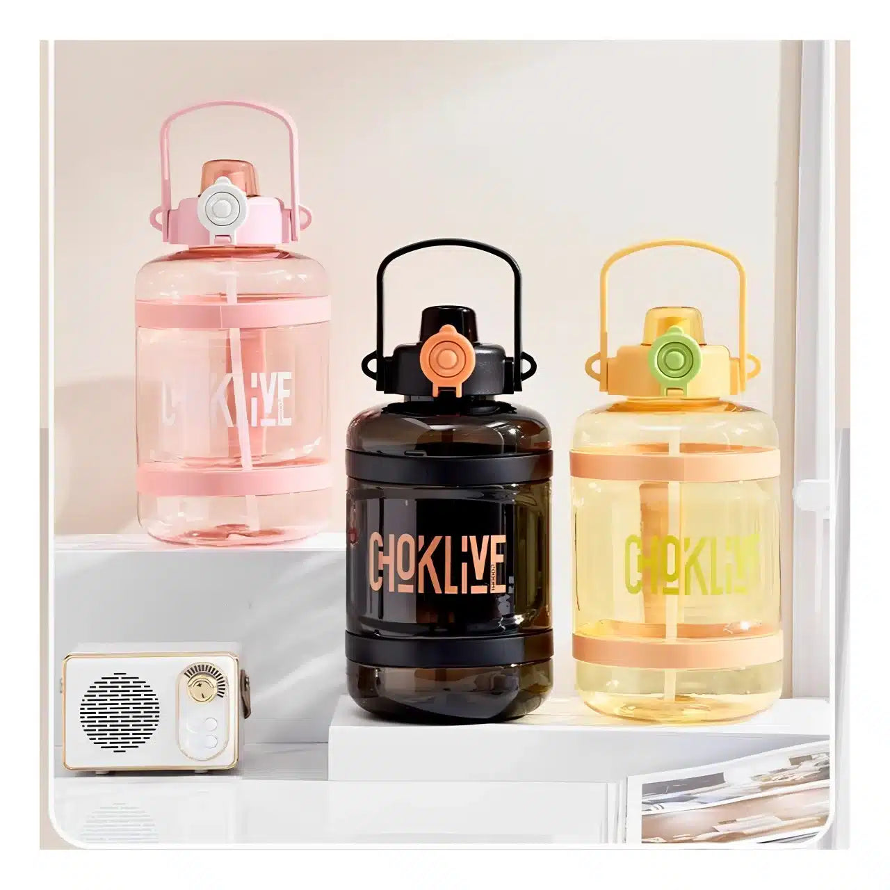 Gourde plastique capacité 2L